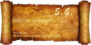 Süle Gilbert névjegykártya